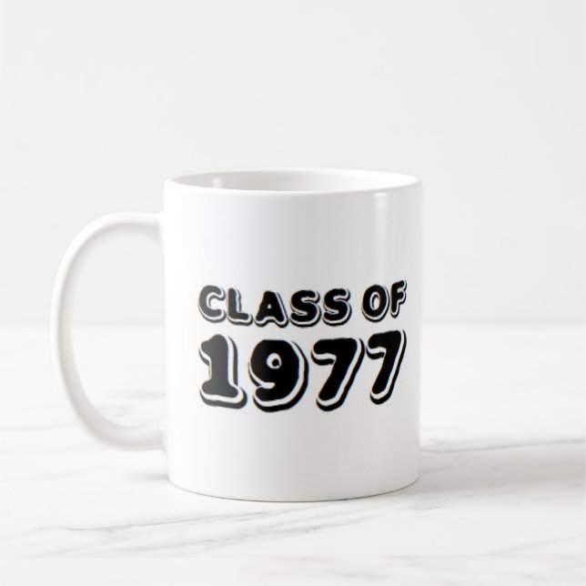class of 1977 coffee mug (Left)