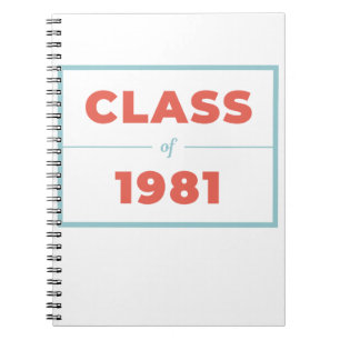 Class of 1981 notebook