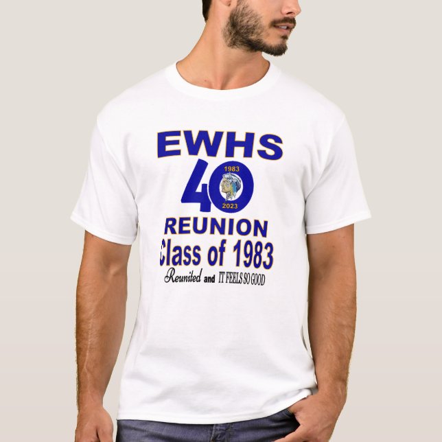Class of 1983 40th Reunion White T-Shirt (Front)