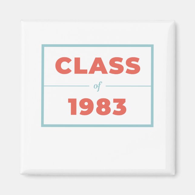 Class of 1983 magnet (Front)