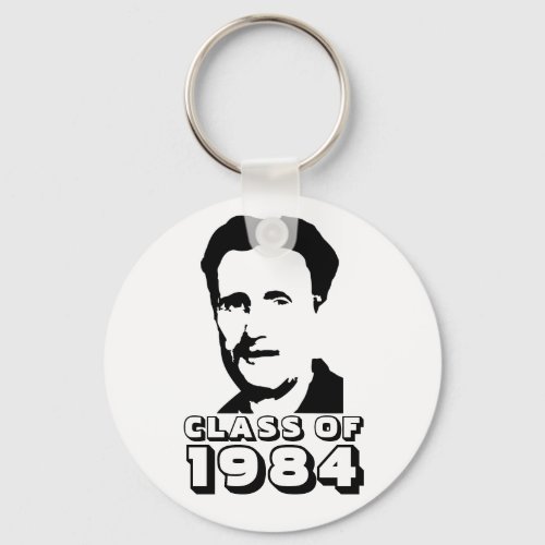 Class of 1984 George Orwell Keychain