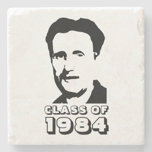 Class of 1984 George Orwell Stone Coaster