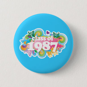 Class of 1987 button