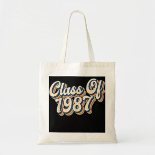 Class of 1987 High School Reunion Vintage Tote Bag