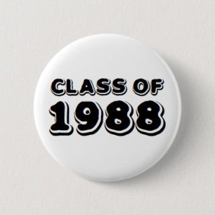 class of 1988 button