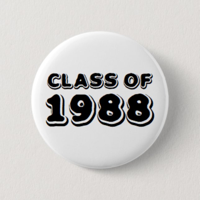 class of 1988 button (Front)