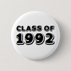 class of 1992 button