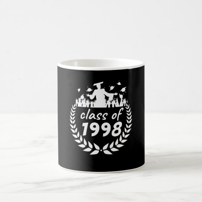 class of 1998 graduation or reunion design by coffee mug (Center)