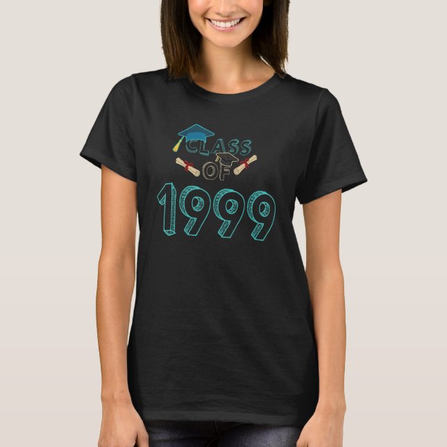 Class Of 1999 Graduation School Reunion Student Te T-Shirt (Front)