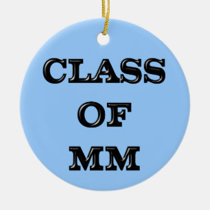 Class of 2000 ceramic ornament
