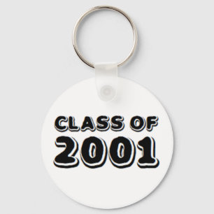 class of 2001 keychain