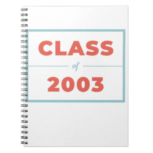 Class of 2003 notebook