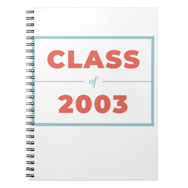 Class of 2003 notebook (Front)