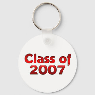 Class of 2007 Red & White Keychain