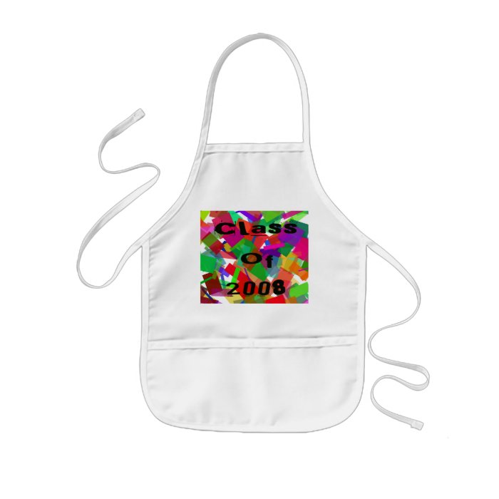 Class Of 2008 Confetti Kids Apron