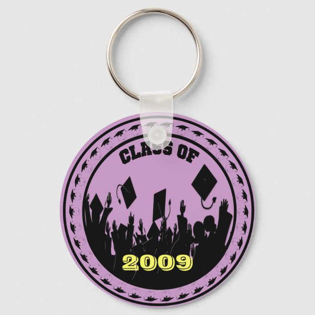 Class of 2009/2010 Choose Your School Colors Keychain (Front)