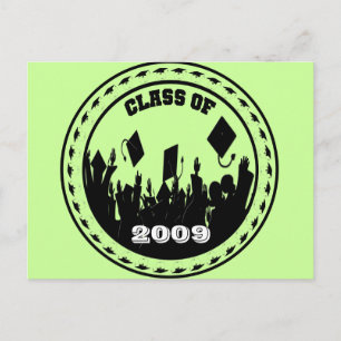 Class of 2009/2010 Choose Your School Colors Postcard