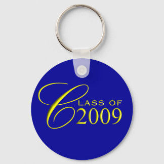 Class of 2009 Blue and Gold Graduation Key Ring