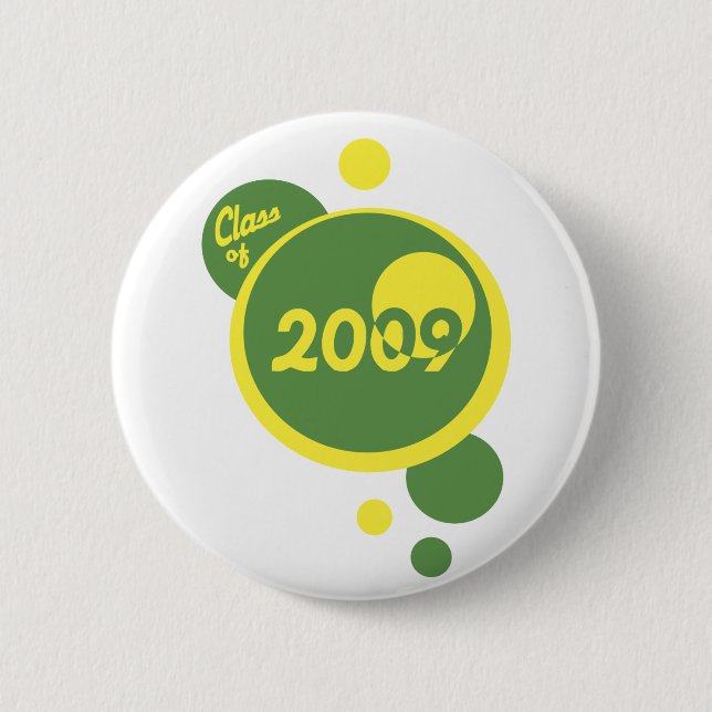 Class of 2009 Bubbles Pinback Button (Front)