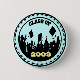 Class of 2009 Button-Choose Color for Year Font Button