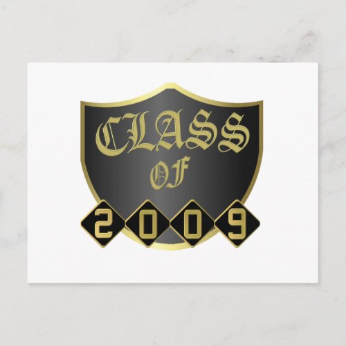 Class of 2009 Custom Postage Stamp Postcard