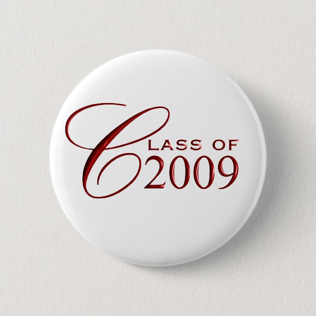 Class of 2009 Graduation Pinback Button (Front)