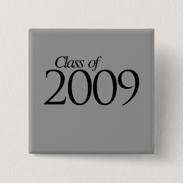 Class of 2009 pinback button (Front)
