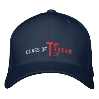 Class of 2010 embroidered baseball hat