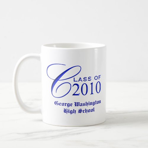 Class of 2010 _ Personalized Graduation Gift Mugs