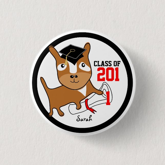 Class of 2011 Add Name Button Dog 1 (Front)