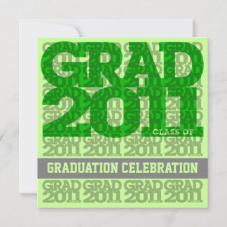 Class Of 2011 Graduation Party Invitation 03D
