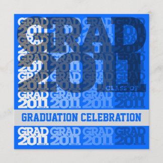 Class Of 2011 Graduation Party Invitation 03GG