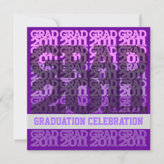 Class Of 2011 Graduation Party Invitation 03HH