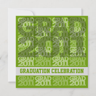 Class Of 2011 Graduation Party Invitation 03KK