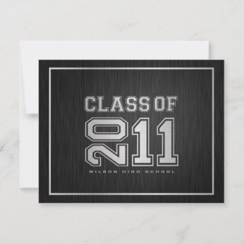 Class Of 2011 Graduation Party Invitation (silver) by eatlovepray at Zazzle