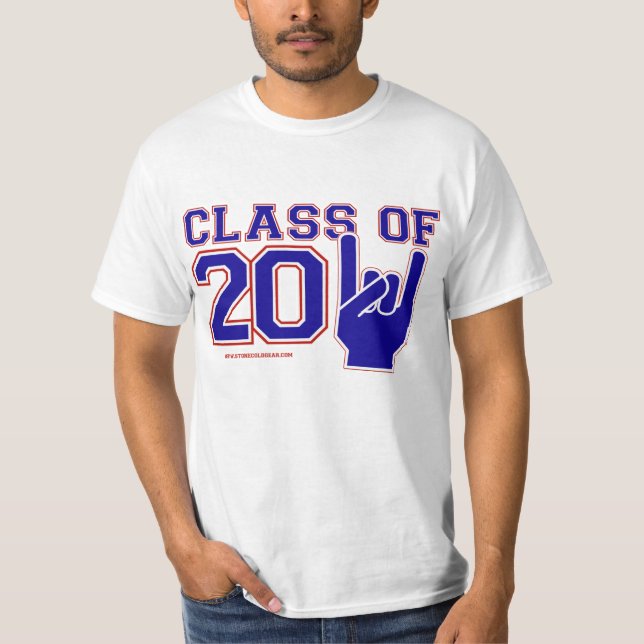 Class of 2011 Graduation red,white and blue T-Shirt (Front)