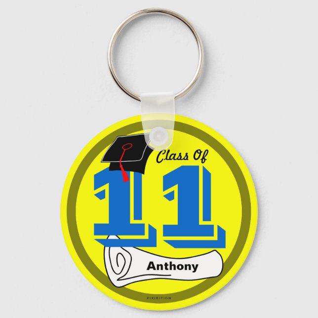 Class Of 2011 Keychain Add Name 1 (Front)