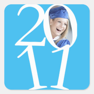 Class of 2011 square sticker