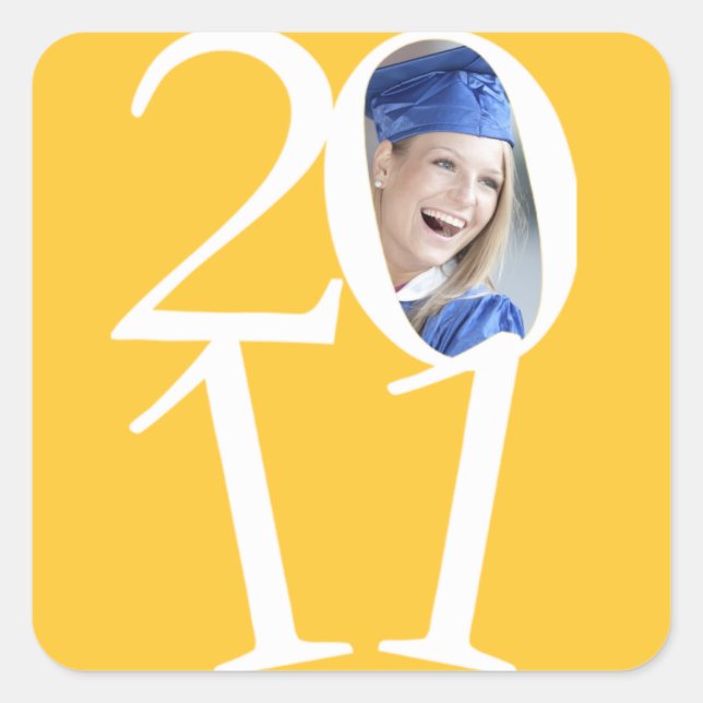 Class of 2011 square sticker (Front)