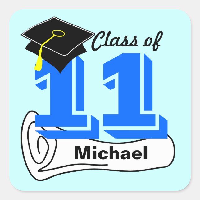 Class of 2011 Sticker Cap Diploma 2 (Front)