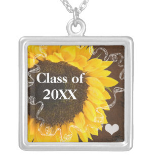 Class of 2011 Sunflower Graduation Necklace