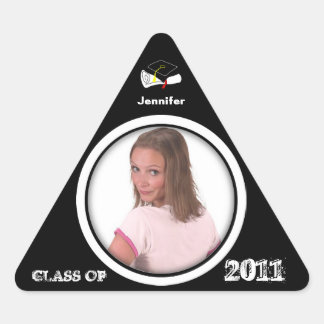 Class of 2011 Triangle Sticker Add Photo 1