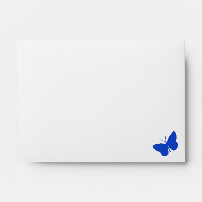 Class of 2012 - Blue Butterfly Envelope (Front)