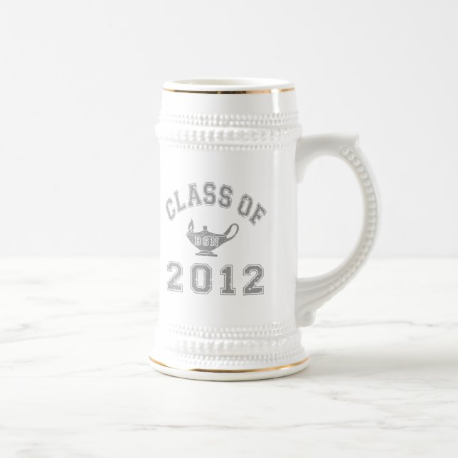 Class Of 2012 BSN - Grey Beer Stein (Right)
