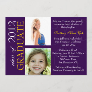 Class of 2012 Graduate Announcement