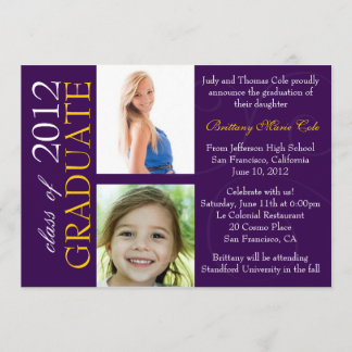 Class of 2012 Graduate Announcement