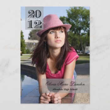 Class Of 2012 | Graduation Announcement by OrangeOstrichDesigns at Zazzle