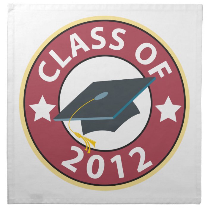 Class of 2012 Graduation Cloth Napkins