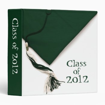 Class Of 2012 Graduation Green 1.5" Photo Album 3 Ring Binder by Meg_Stewart at Zazzle