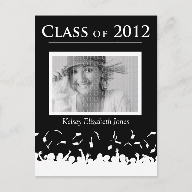 Class of 2012 Graduation Invitation Postcard (Front)